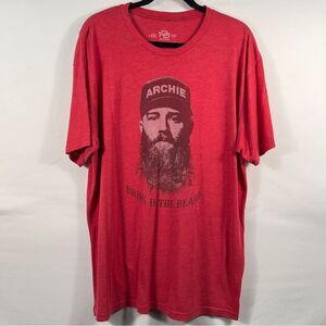 108 Stitches Red Archie Bradley Beard Arizona Diamondbacks Graphic Tee 0709